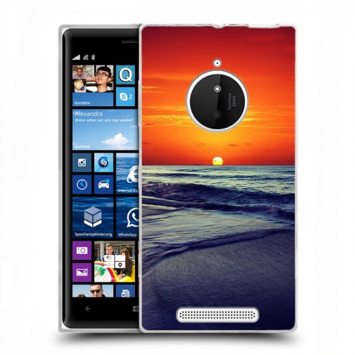 Дизайнерский пластиковый чехол для Nokia Lumia 830 Закат
