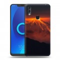 Дизайнерский силиконовый чехол для Alcatel 5V Вулканы