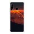 Дизайнерский силиконовый с усиленными углами чехол для Huawei P30 Lite Вулканы