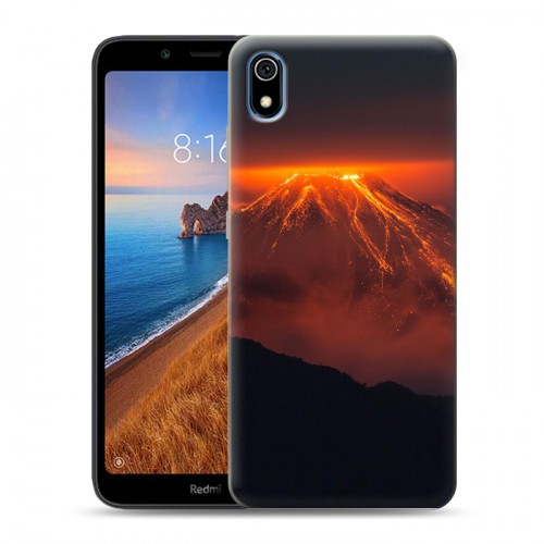 Дизайнерский силиконовый чехол для Xiaomi RedMi 7A Вулканы