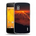 Дизайнерский пластиковый чехол для LG Google Nexus 4 Вулканы