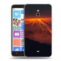 Дизайнерский пластиковый чехол для Nokia Lumia 1320 Вулканы