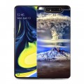 Дизайнерский пластиковый чехол для Samsung Galaxy A80 Вулканы