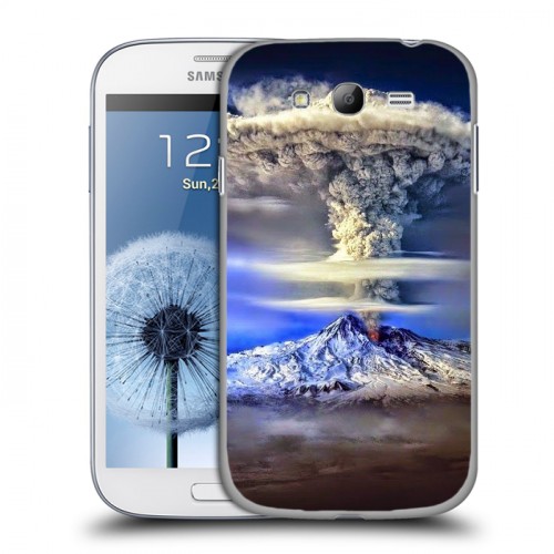 Дизайнерский пластиковый чехол для Samsung Galaxy Grand Вулканы