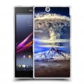 Дизайнерский пластиковый чехол для Sony Xperia Z Ultra  Вулканы