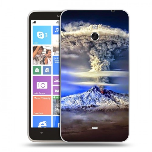 Дизайнерский пластиковый чехол для Nokia Lumia 1320 Вулканы