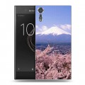 Дизайнерский пластиковый чехол для Sony Xperia XZs Вулканы