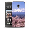 Дизайнерский пластиковый чехол для HTC Desire 700 Вулканы