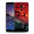 Дизайнерский пластиковый чехол для Nokia 7 Plus Вулканы