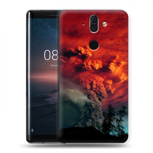 Дизайнерский пластиковый чехол для Nokia 8 Sirocco Вулканы