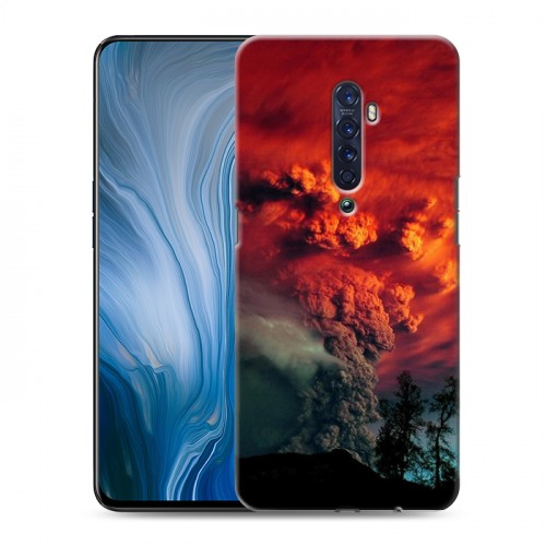 Дизайнерский пластиковый чехол для OPPO Reno2 Z Вулканы