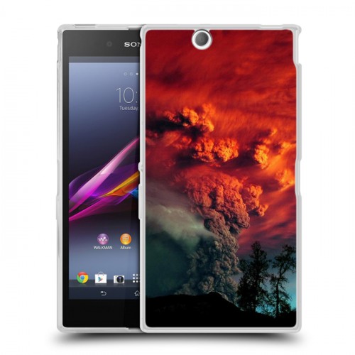 Дизайнерский пластиковый чехол для Sony Xperia Z Ultra  Вулканы