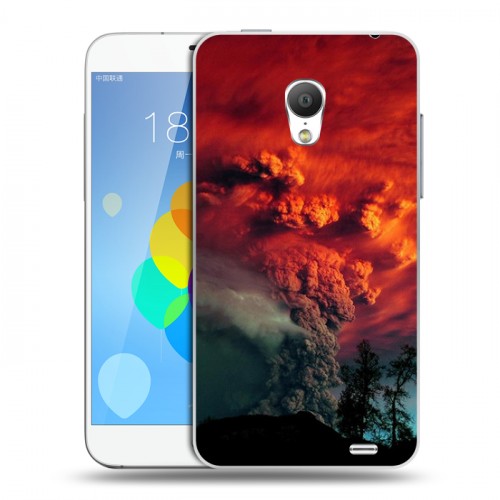 Дизайнерский силиконовый чехол для  Meizu MX3 Вулканы