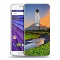 Дизайнерский пластиковый чехол для Lenovo Moto G Вулканы