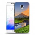 Дизайнерский пластиковый чехол для Meizu M3E Вулканы