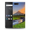 Дизайнерский пластиковый чехол для BlackBerry KEY2 Вулканы