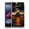 Дизайнерский пластиковый чехол для Sony Xperia Z Ultra  Вулканы