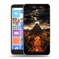 Дизайнерский пластиковый чехол для Nokia Lumia 1320 Вулканы