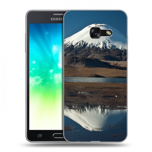 Дизайнерский силиконовый с усиленными углами чехол для Samsung Galaxy A3 (2017) Вулканы