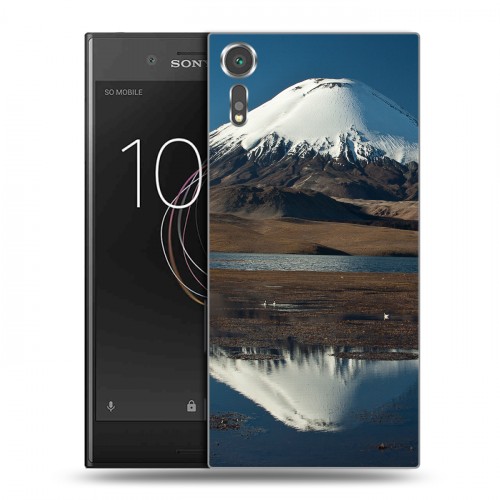 Дизайнерский пластиковый чехол для Sony Xperia XZs Вулканы