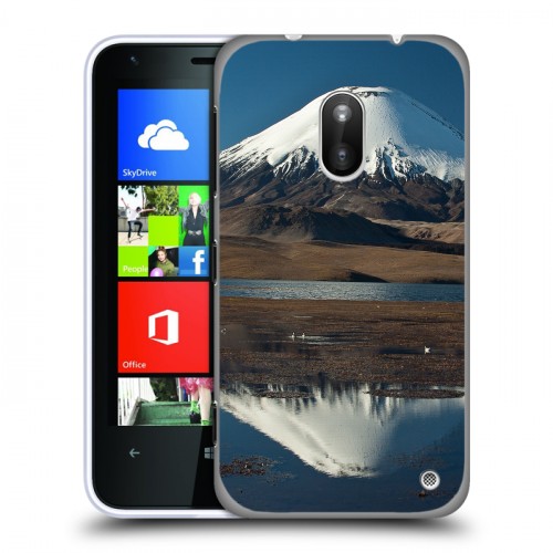 Дизайнерский пластиковый чехол для Nokia Lumia 620 Вулканы