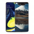 Дизайнерский пластиковый чехол для Samsung Galaxy A80 Вулканы