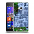 Дизайнерский пластиковый чехол для Microsoft Lumia 540 Водопады