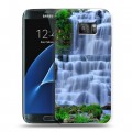 Дизайнерский силиконовый с усиленными углами чехол для Samsung Galaxy S7 Водопады
