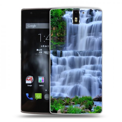 Дизайнерский силиконовый чехол для OnePlus One Водопады
