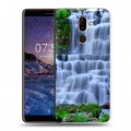 Дизайнерский пластиковый чехол для Nokia 7 Plus Водопады