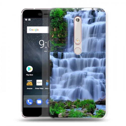 Дизайнерский пластиковый чехол для Nokia 6 (2018) Водопады