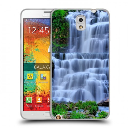 Дизайнерский пластиковый чехол для Samsung Galaxy Note 3 Водопады