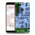 Дизайнерский пластиковый чехол для Google Pixel 3 Водопады