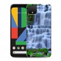 Дизайнерский силиконовый чехол для Google Pixel 4 XL Водопады