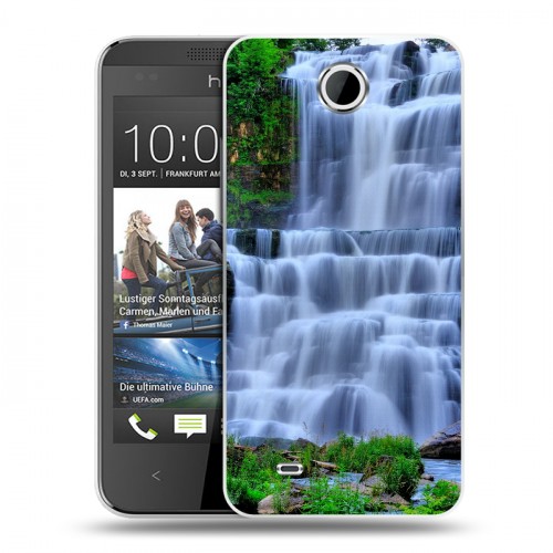 Дизайнерский пластиковый чехол для HTC Desire 300 Водопады