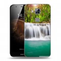 Дизайнерский пластиковый чехол для Huawei G8 Водопады