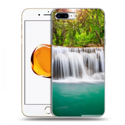 Дизайнерский силиконовый чехол для Iphone 7 Plus / 8 Plus Водопады