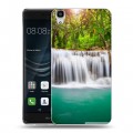 Дизайнерский пластиковый чехол для Huawei Y6II Водопады