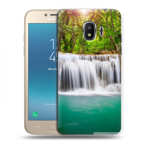 Дизайнерский пластиковый чехол для Samsung Galaxy J2 (2018) Водопады
