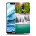 Дизайнерский силиконовый чехол для Nokia 5.1 Plus Водопады