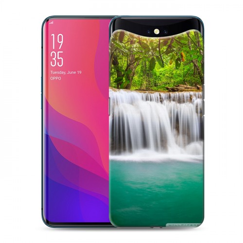 Дизайнерский силиконовый чехол для OPPO Find X Водопады