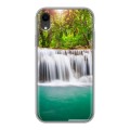 Дизайнерский пластиковый чехол для Iphone Xr Водопады