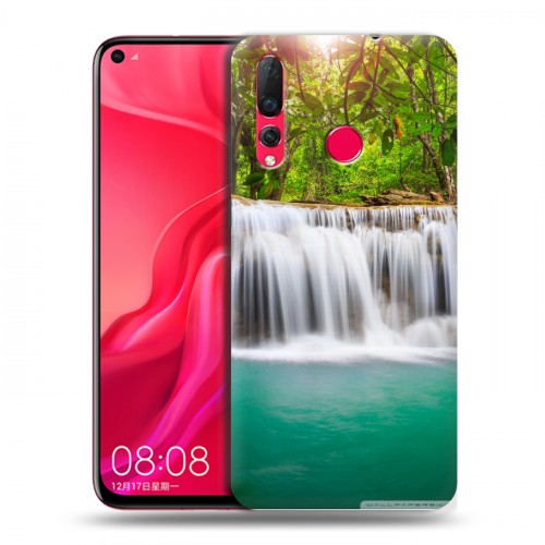 Дизайнерский пластиковый чехол для Huawei Nova 4 Водопады