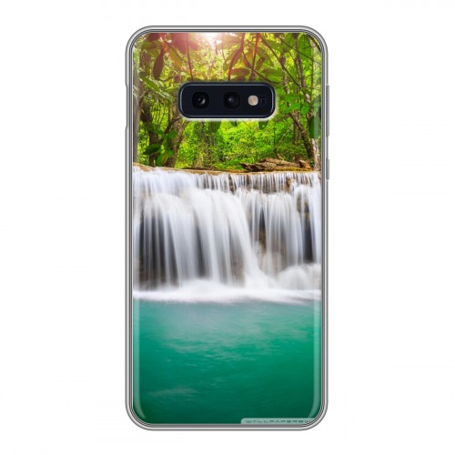 Дизайнерский силиконовый чехол для Samsung Galaxy S10e Водопады