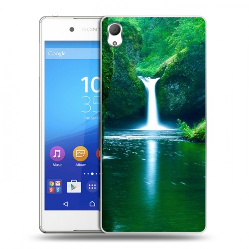 Дизайнерский пластиковый чехол для Sony Xperia Z3+ Водопады