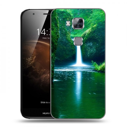 Дизайнерский пластиковый чехол для Huawei G8 Водопады