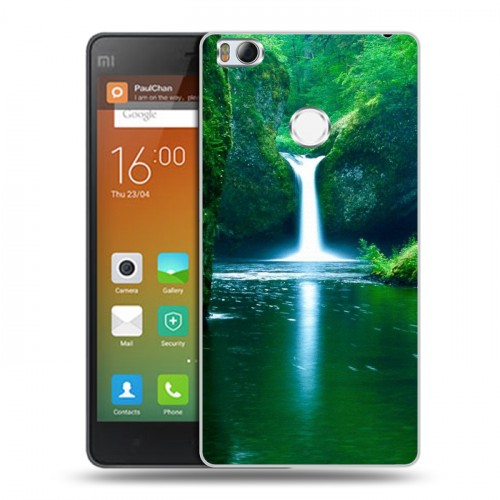 Дизайнерский силиконовый чехол для Xiaomi Mi4S Водопады