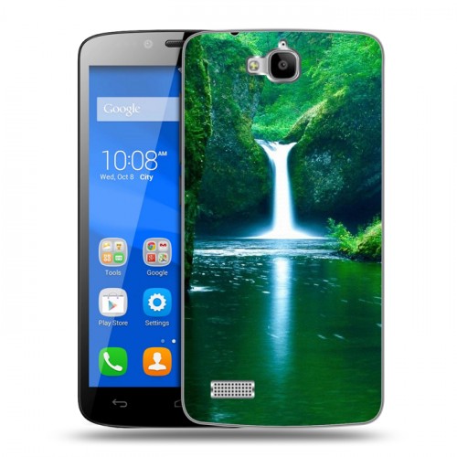 Дизайнерский пластиковый чехол для Huawei Honor 3C Lite Водопады