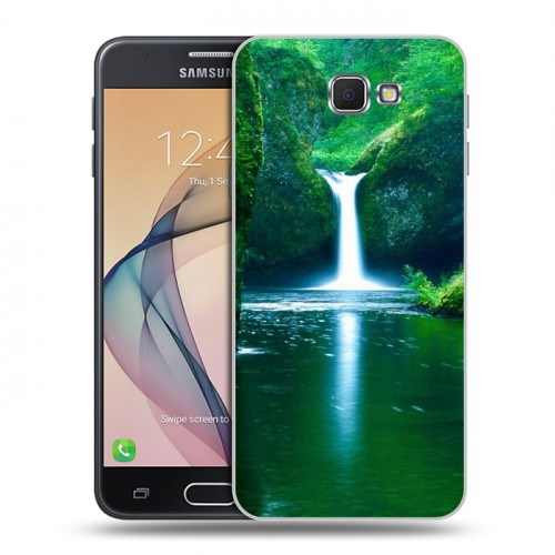 Дизайнерский пластиковый чехол для Samsung Galaxy J5 Prime Водопады