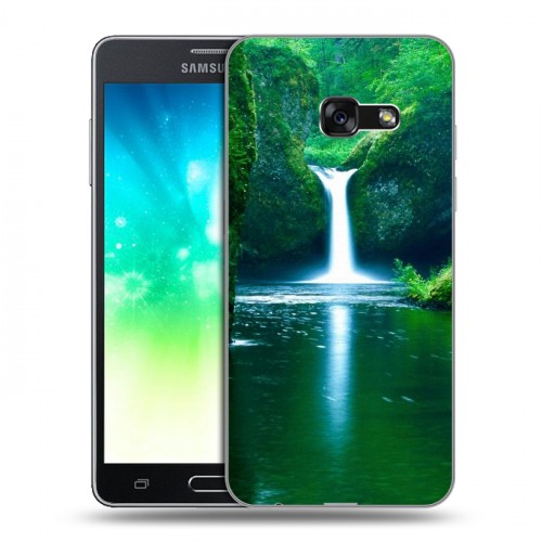 Дизайнерский пластиковый чехол для Samsung Galaxy A3 (2017) Водопады